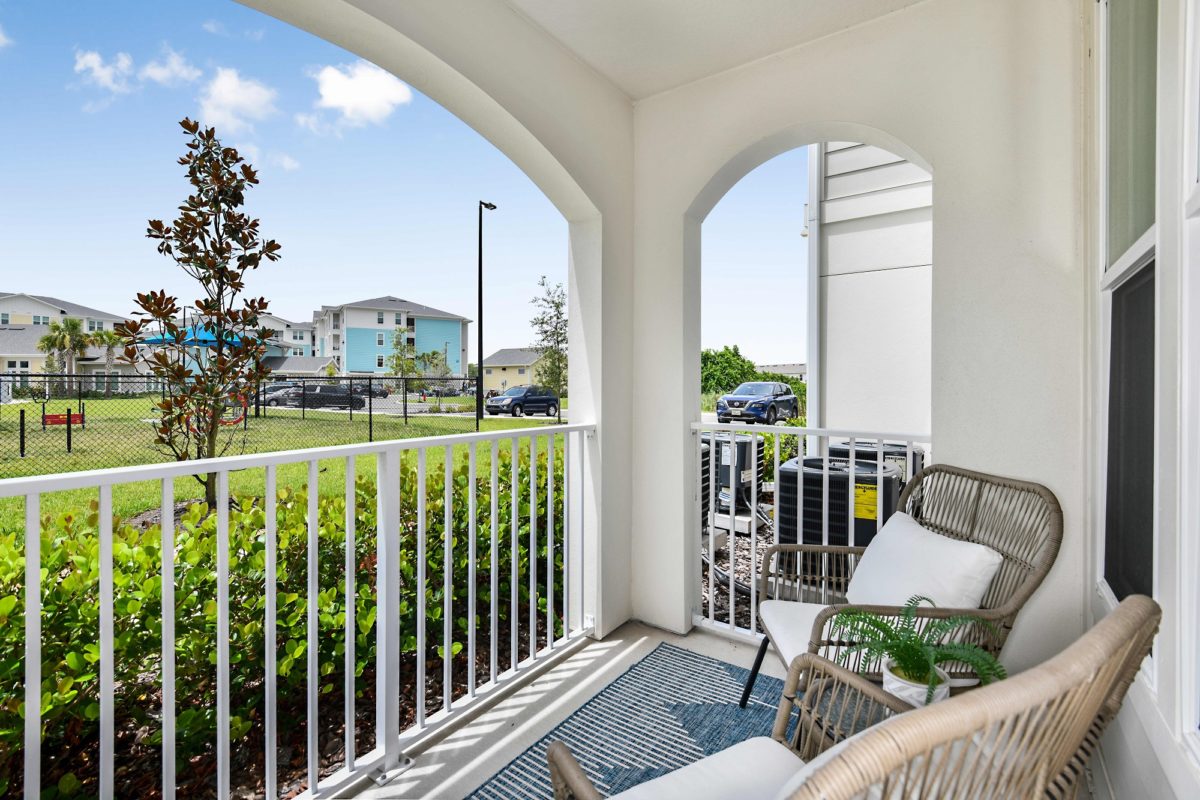 Private patio
